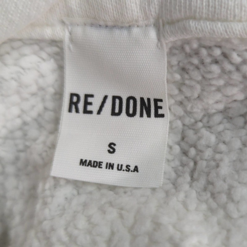 Re/Done Levis 70s Half Zip Off White Sweater - image 4